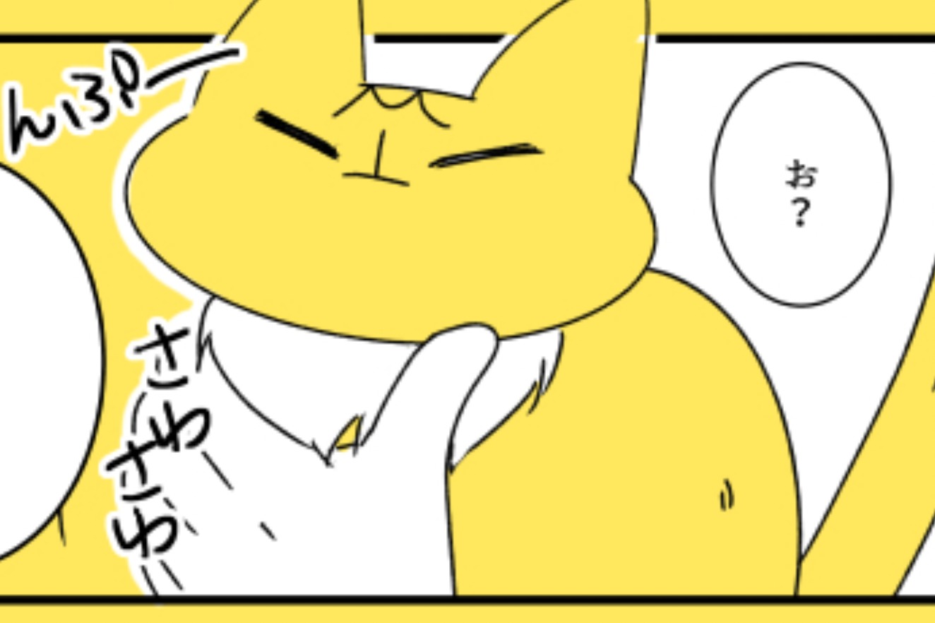 【漫画】第5話：猫歴長くても新たな発見が！おとなしく触られるニャンコにほっこり♪【殿くん】