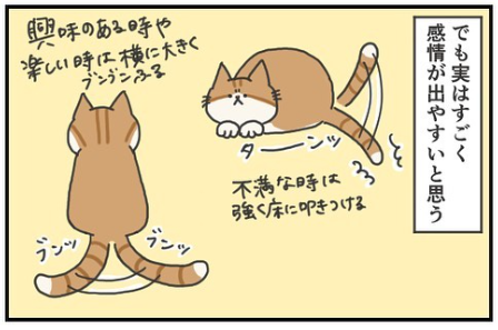 猫　しっぽ　漫画