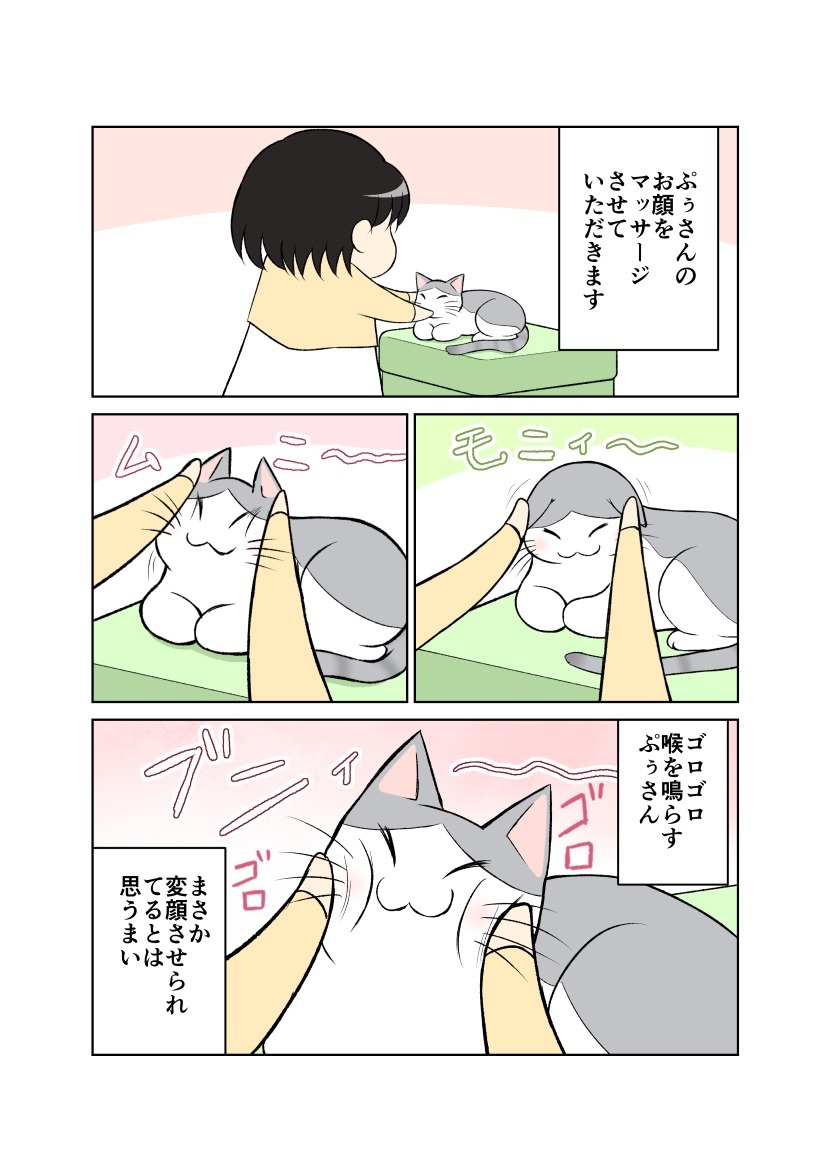 猫　変顔　漫画