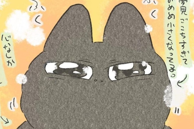 【漫画】第5話：小っちゃなお目目が愛おしい♡“しょぼ目”でナデナデを要求する猫さん【くろもくん】