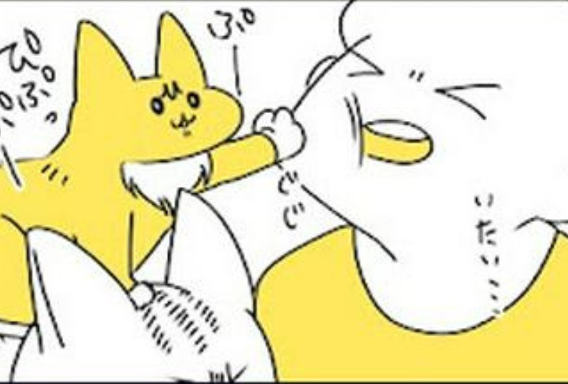 【漫画】第10話「ぼくを可愛がって！」猫と子猫が飼い主さんに甘えたくて取り合いに♡【殿くん】