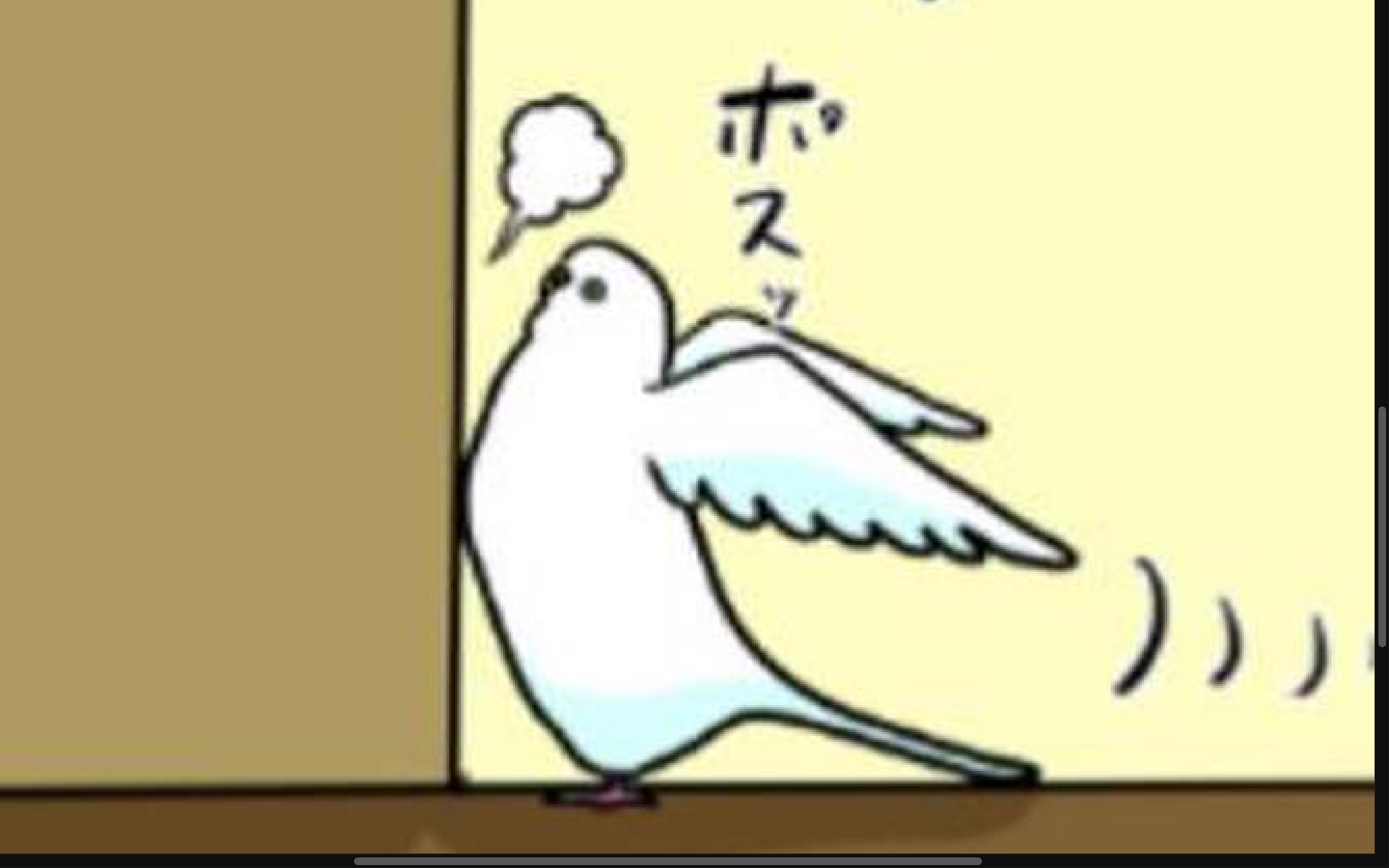 【漫画】第128話：「滑る〜！」壁に当たってなんとか着陸を成功させるインコにクスッ♪【マロくん】