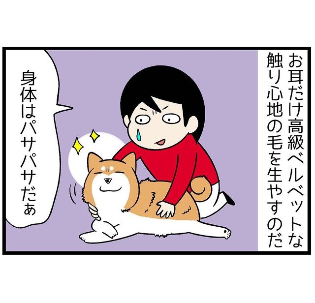犬　触る　漫画