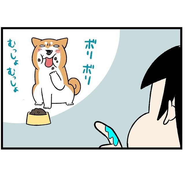 犬　ご飯　漫画