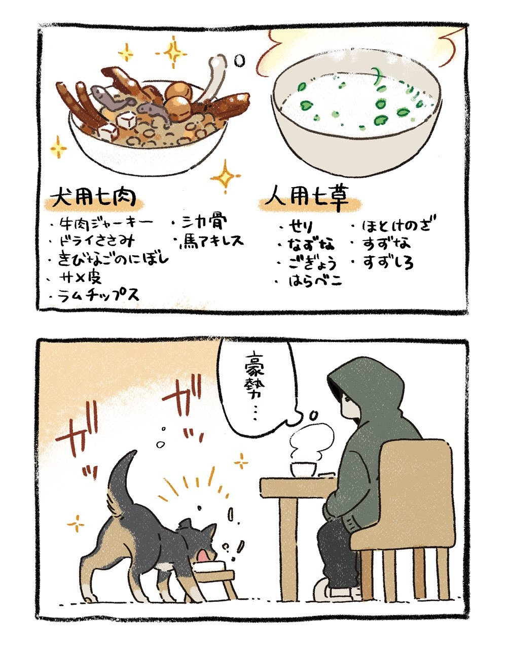 犬　七草　漫画