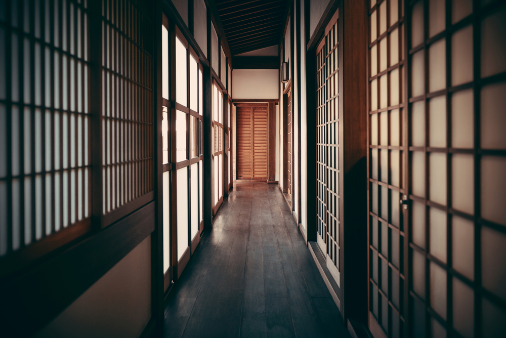 日本の家の廊下